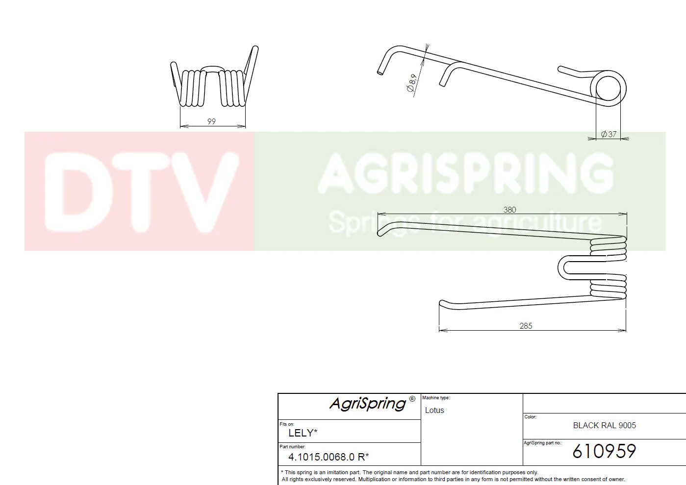 Lely Lotus 4101500680 RH